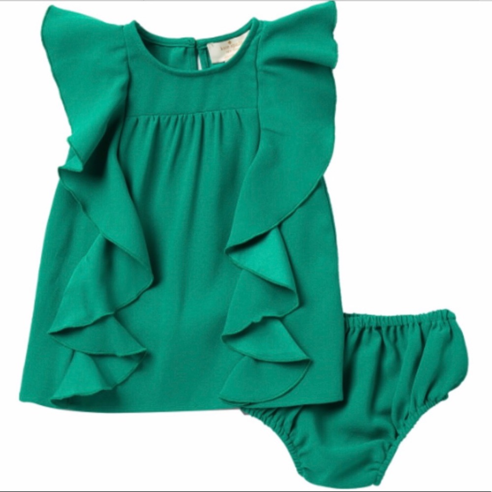 NWT 18m KATE SPADE Ruffle Dress - Picture 3 of 9